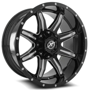 XF Off-Road – XF-215 – Black – 20″x10″ -12mm – Summer Wheels – XF-215201051271397-12GBML